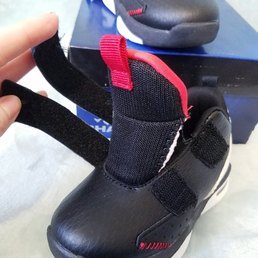 Basketball Shoes Shaq Slip-On Mid Top Toddler Sz 6 New Laceless No Tie Preschool